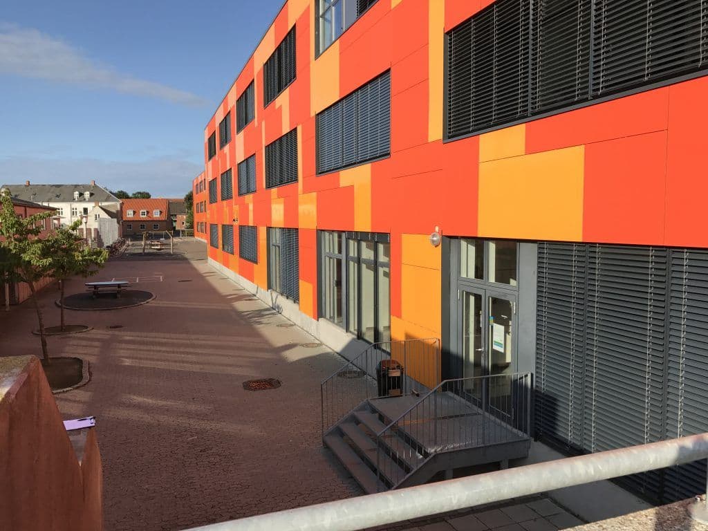 Arkitex sun screen solution on a school